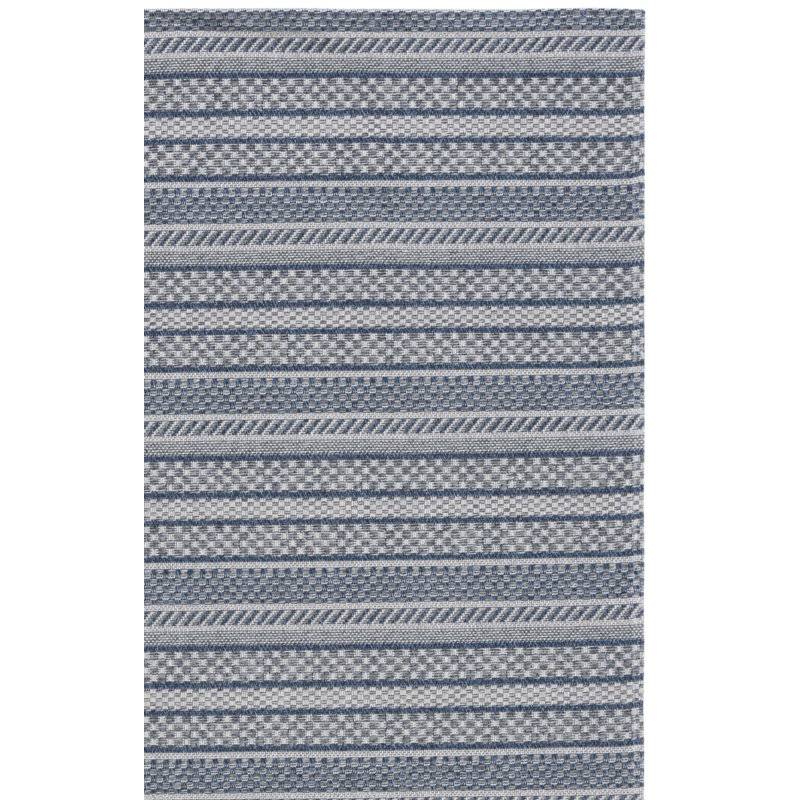 Tapis rayé en coton Martha Stewart, Rectangle 3 pi x 5 pi