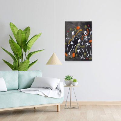 «Fall Dancing Skelton's Contemporary Fruit Art»