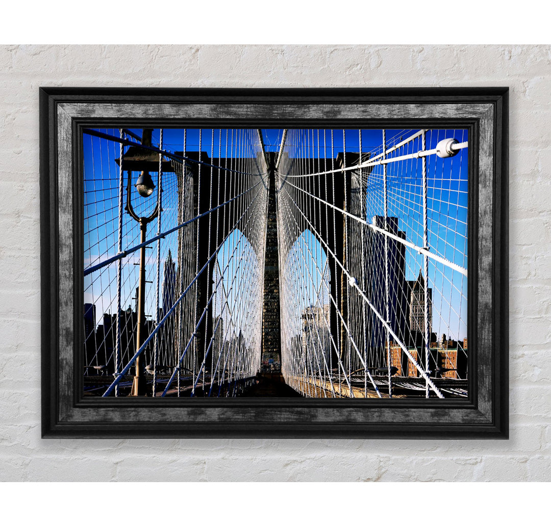 Struktur der Brooklyn Bridge - Druck