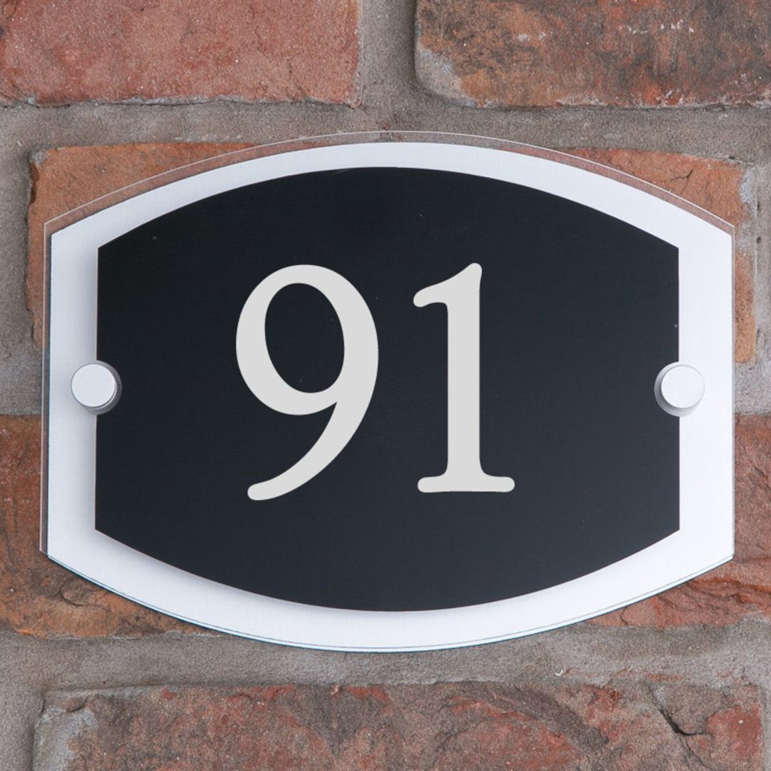 6" Sigfried House Number