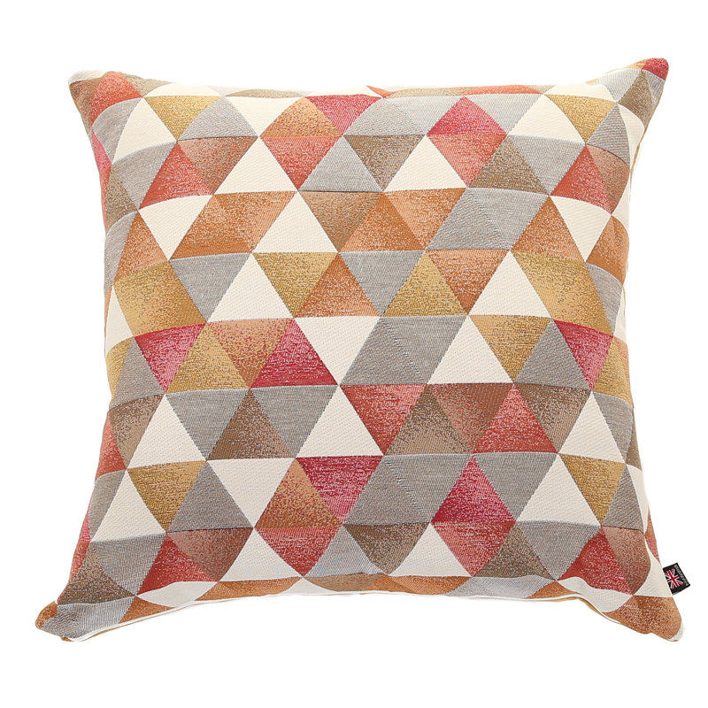 Amaryllis Geometric Square Cushion, Large