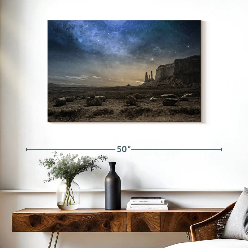 Alvord Simple Night Sky, 26" H x 39" W
