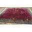 Tapis mauve en laine noué à la main de style antique art déco des années 1920