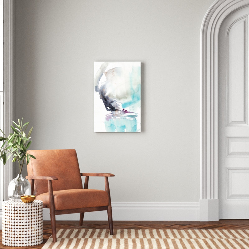 Coastline Bloom II by Jennifer Goldberger - Painting on Canvas, 76cm H x 51cm W, Wrapped Canvas