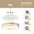 5Cct Dimmable Led Flush Mount Ceiling Light With Night Light, 10%-100% Brightness For Bedroom/Living Room/Kitchen-1875574837-1875574838