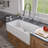 35.88'' L Single Bowl Fireclay Kitchen Sink-44657012