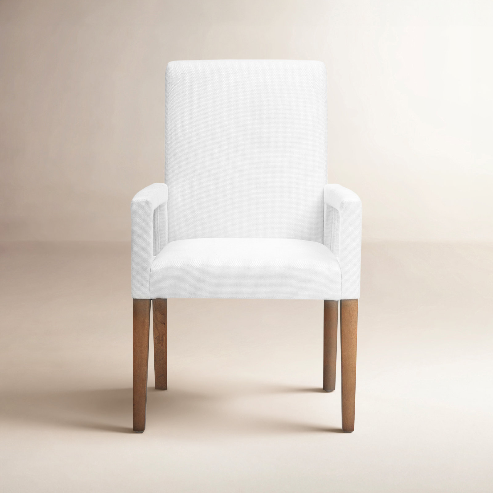 Risette Oak Dining Armchair, White