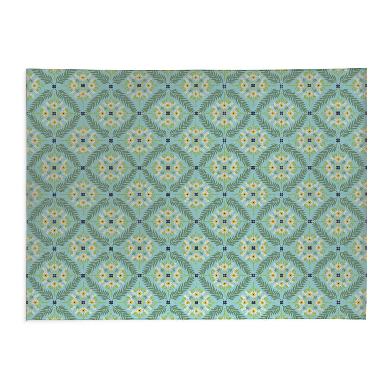Tapis de cuisine antidérapant Eden, Océan, Rectangle 4pi x 6 pi