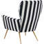 Fauteuil en velours de 30,2 po de largeur Upsala