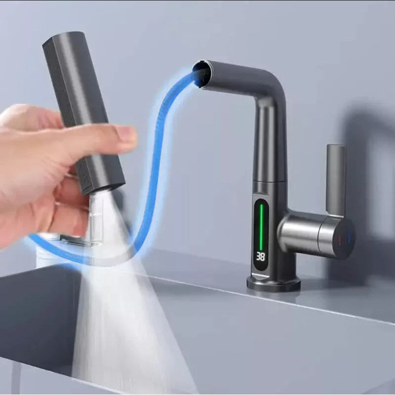 ENER-J Pull Down Kitchen Faucet