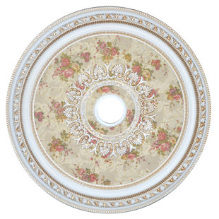 Rose Center Round Ceiling Medallion