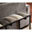 Banc en cuir véritable Crete