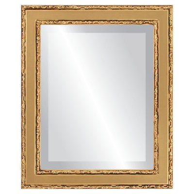 Minerva Wood Flat Wall Mirror