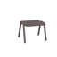 Table de bout en aluminium taupe 16 po