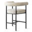 Ensemble de 2 tabourets de comptoir 24 "modernes avec accoudoirs (ensemble de 2)