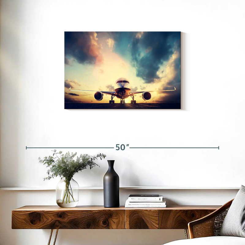 Mehar Grounded Jet, 20" H x 30" W