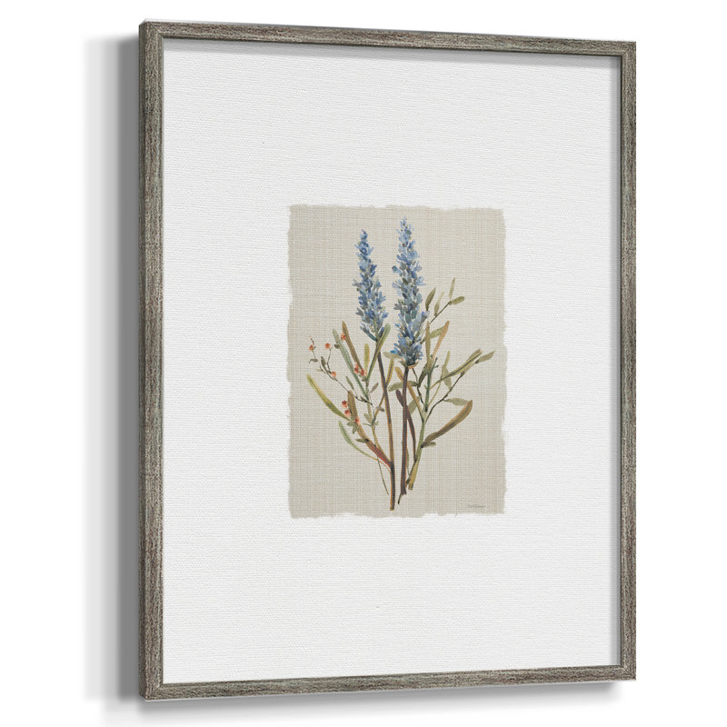 «Honeybloom Botanical II», reproduction encadrée - bois massif 50909, H 11 po x l 9 po