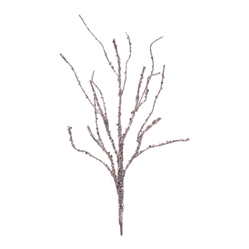 Branche de brindille scintillante (ensemble de 6)