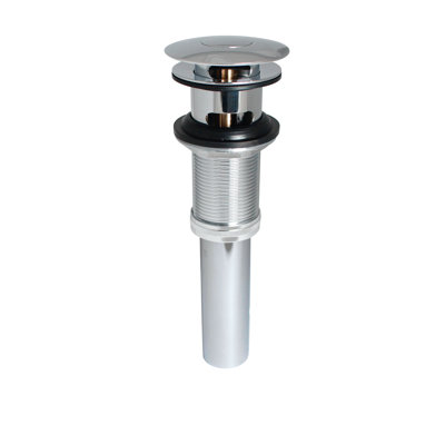 Universal Pop-Up Bathroom Sink Drain with Overflow