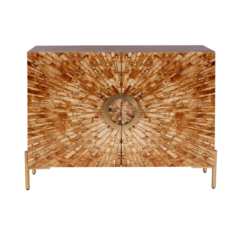 Ivylynn Bone Inlay Two-Door Cabinet