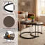 Petites tables basses rondes gigognes Lavish Home