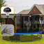 Trampoline d'extérieur robuste pour enfants et adultes avec caractéristiques de sécurité