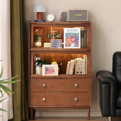 Mid Ancient Style Home Dining Accent Cabinet