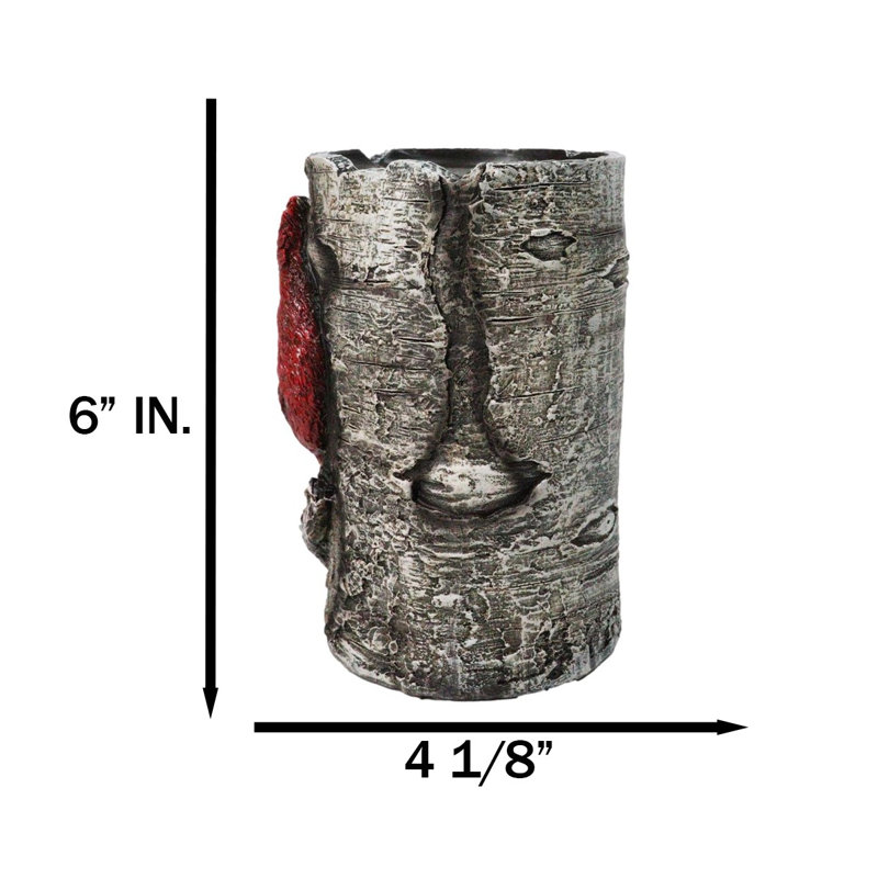 Figurine oiseau rouge chanteur Cardinal rouge