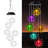 25'' Solar Powered Wind Chimes  Color Changing Outdoor Waterproof  Garden Decor Gift for Women