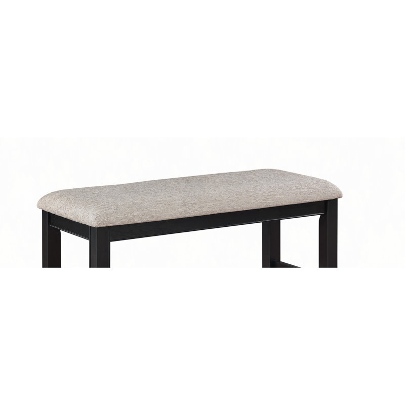 Mobilier en bois de style campagnard avec repose-pieds et banc à hauteur de comptoir 1pc