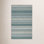 Creekmont Blue Hand-Woven Striped Wool Rug