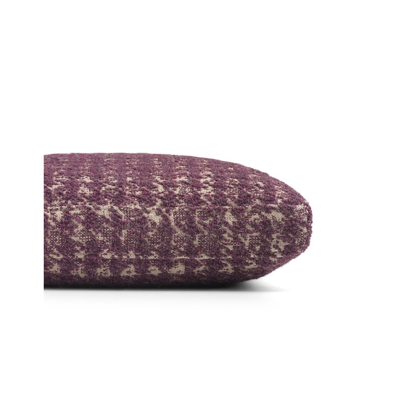 Coussin Betty, Pied de poule prune