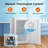 3.0 Cu.ft Upright Freezer, Fast Cooling, 7 Temp Settings, Energy Saving, Low Noise, Adjustable Legs-83223322