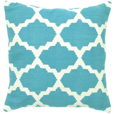 Woven Cotton Feather Down Fill Throw Pillow Cover with Insert