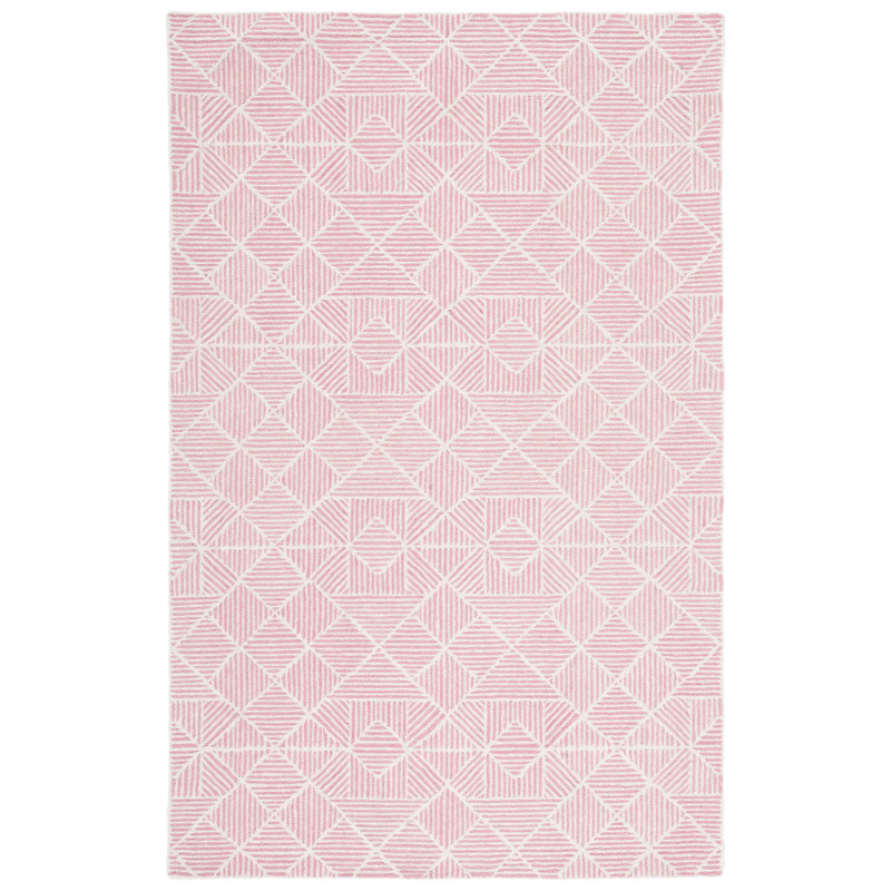 Forage Hand Tufted 0.8 Wool 0.2 Cotton Geometric Rug, Rectangle 3' x 5'