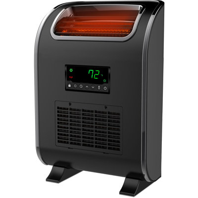 Lifesmart 5000 BTU Electric Compact Space Heater with Adjustable Thermostat , Remote Included -  HT1153UV