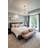 6-light Modern Dimmable 2-tiered Glass Chandelier