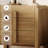 Adora Modern Wood Nightstand With 3 Drawers ,31.5" Large Mid-Century End Table,Curved Bedside Table Storage Cabinet For Bedroom, Living Room,Entryway-127689865