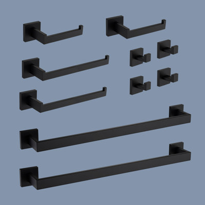 10 - Piece Bathroom Hardware Set