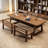Brown Rectangular Solid Wood desk-108071154