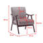Gabar 75Cm Wide Classic Mid-Century Modern Armchair-619175942