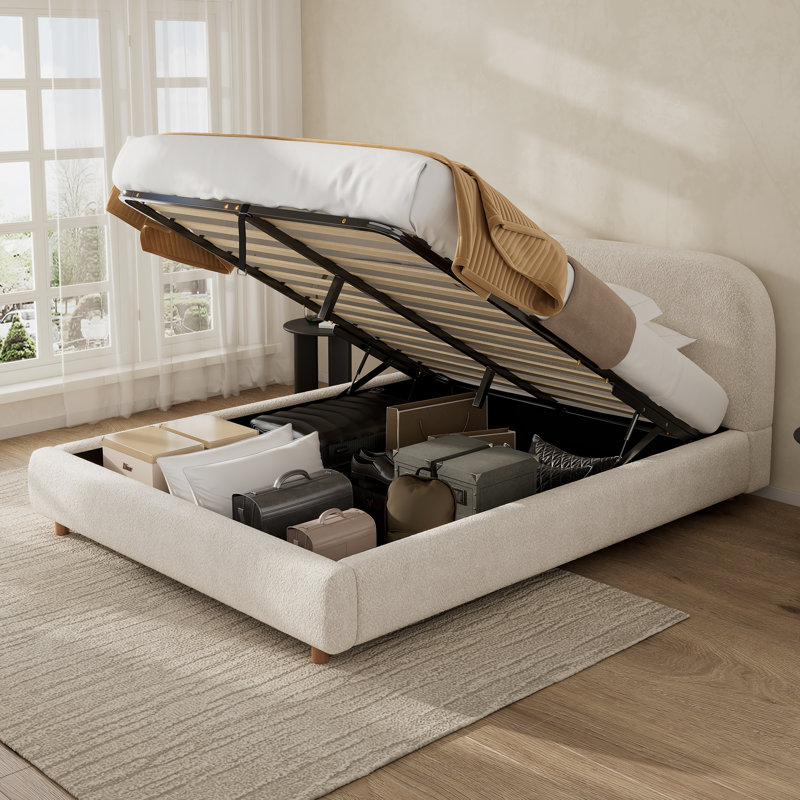 Metal Ottoman Storage Bed