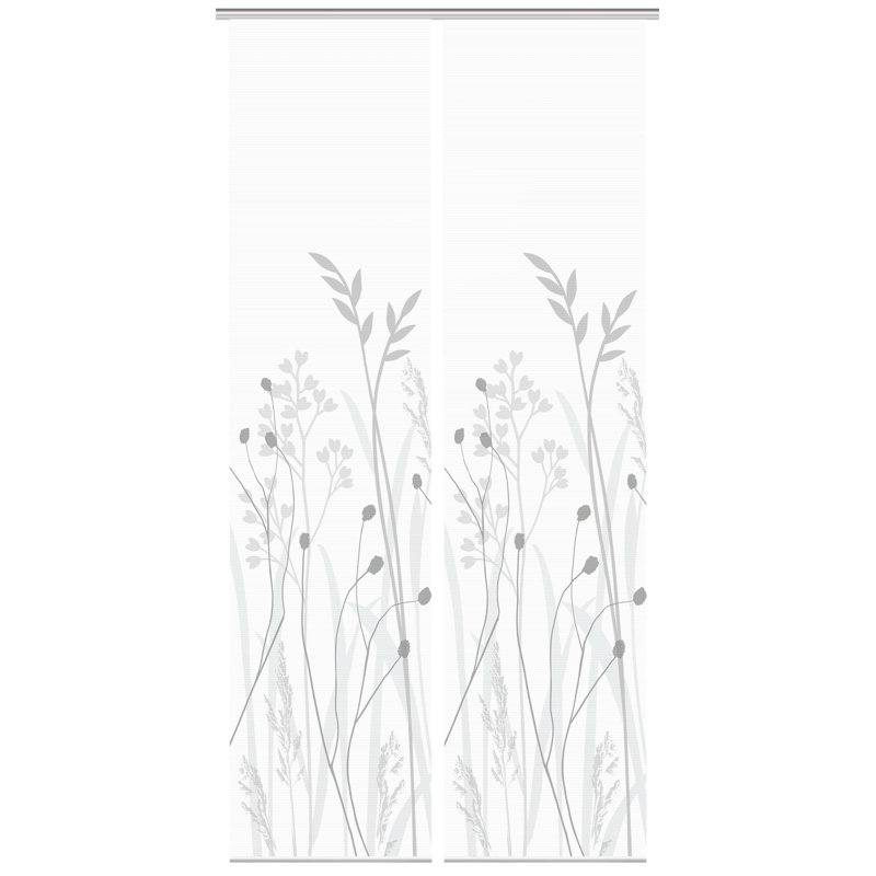 Peavey Polyester Semi Sheer Curtain Panel Pair