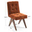 Chaise d'appoint rembourrée en lin Turfed-1378124636