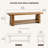 63" Solid Wood Bench, Entryway Shoe Bench With Storage