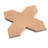 Seville Graphite Black 7 in. Star with Terracotta 5 in. Cross Matte Porcelain Wall and Floor Tile (10.62 sq ft/case) - 68 Pack-118043051
