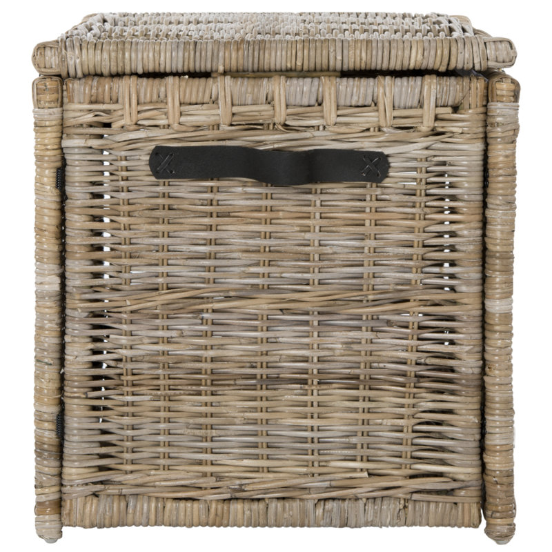 Ammann Wicker Trunk, Natural, 23.6" H x 35.5" W x 22.4" D