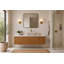 Lavabo de salle de bain rustique en pierre naturelle Yuma Ojinaga