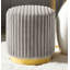 Tabouret décoratif rond 1pc