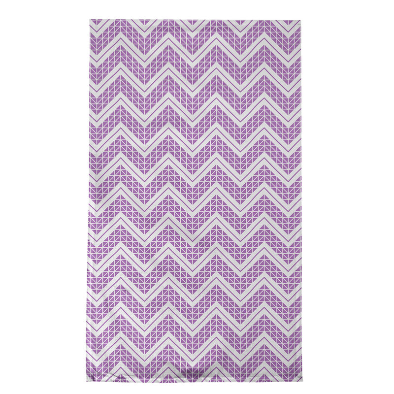 Stephenie Tea Towel Kitchen Towel, White/Pink, Cotton Twill